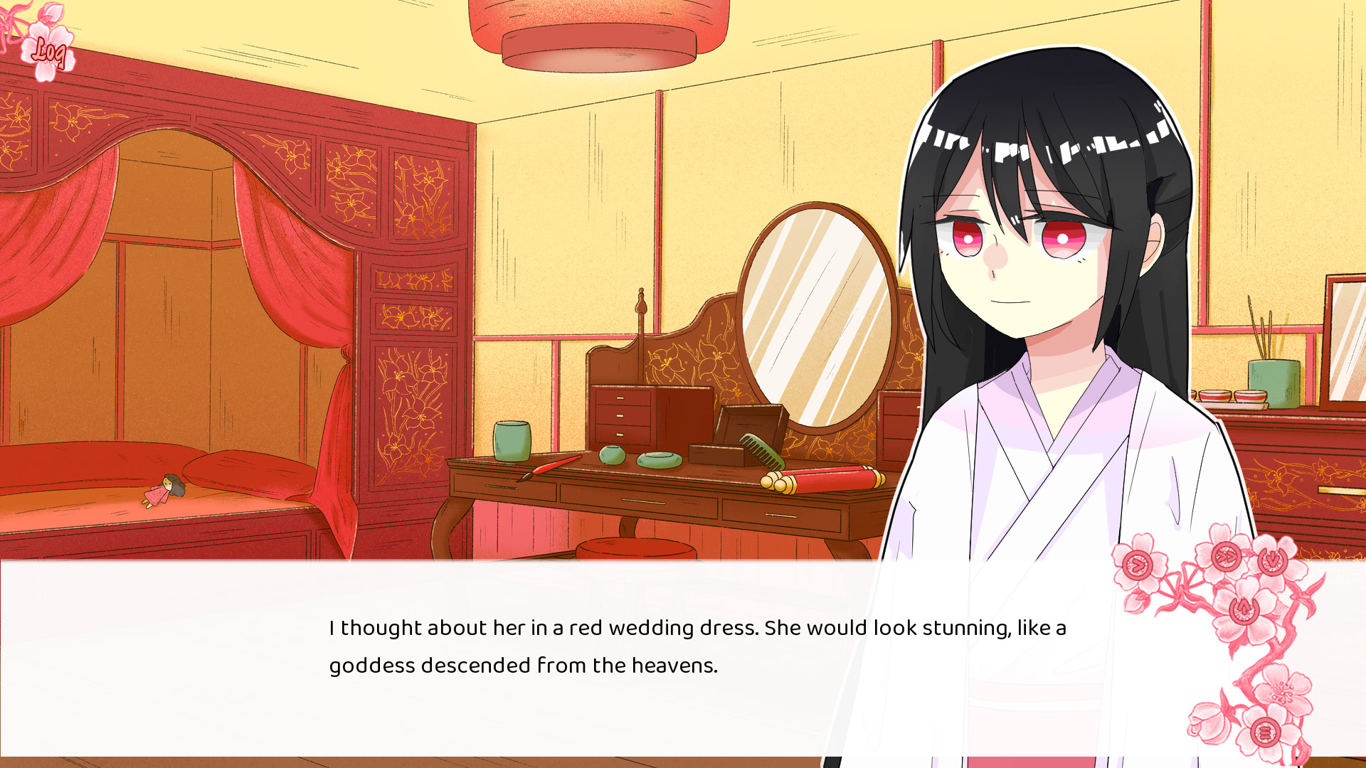 from that moment she neglected the world