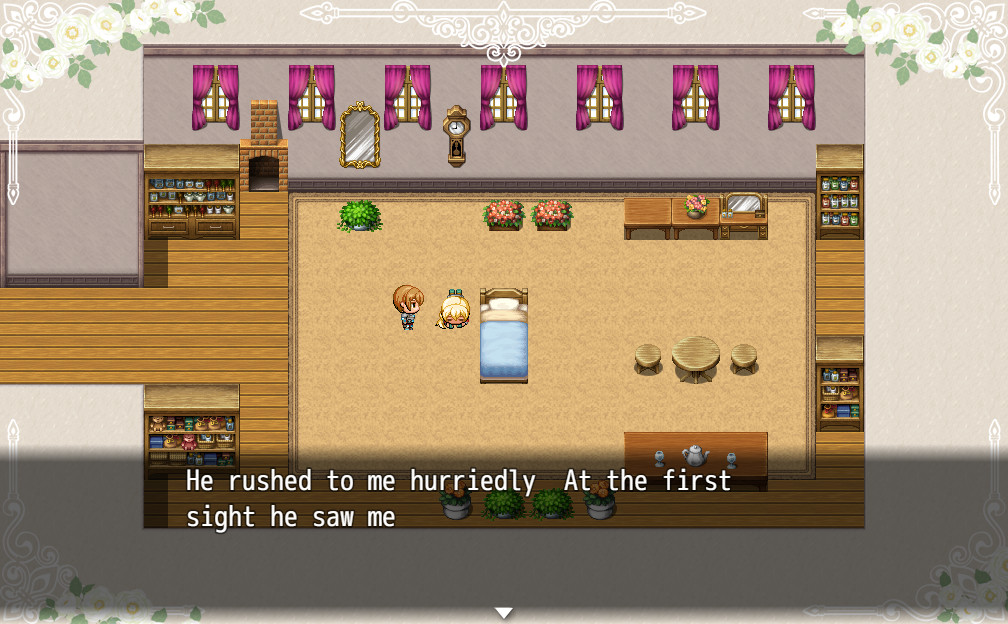 검이 꽃에 잠길 때