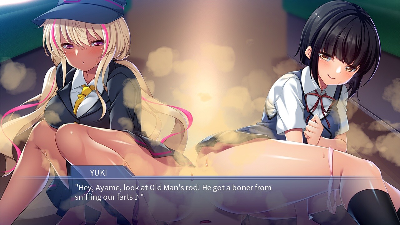 발사 올라이트♪ 시골 열차는 마음껏 당하는 중!? ～갸루와 문학소녀의 아저씨 놀리기～