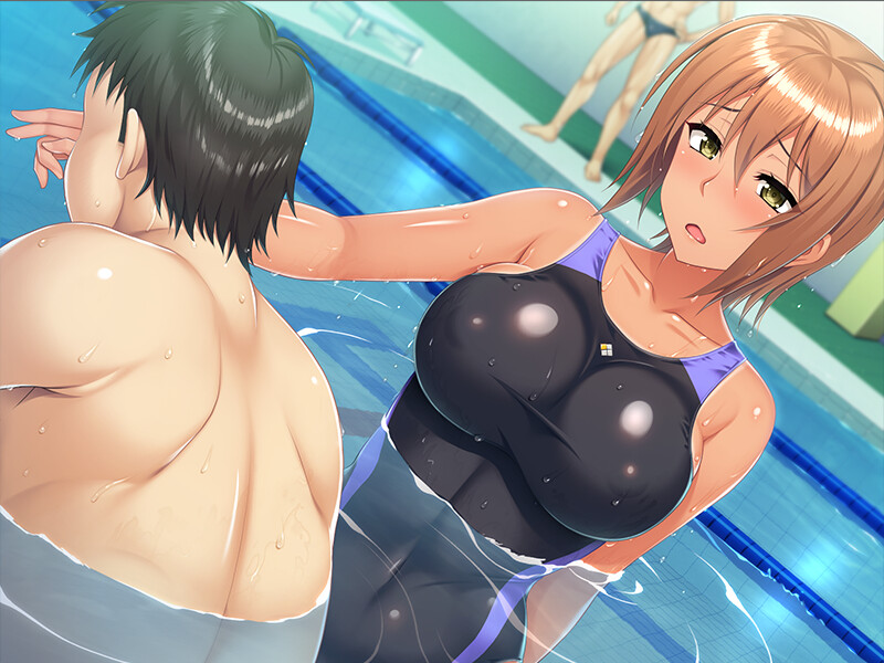 모모지리 인스트럭터 네토리 레슨 ～경영수영복으로 에로삼매경～