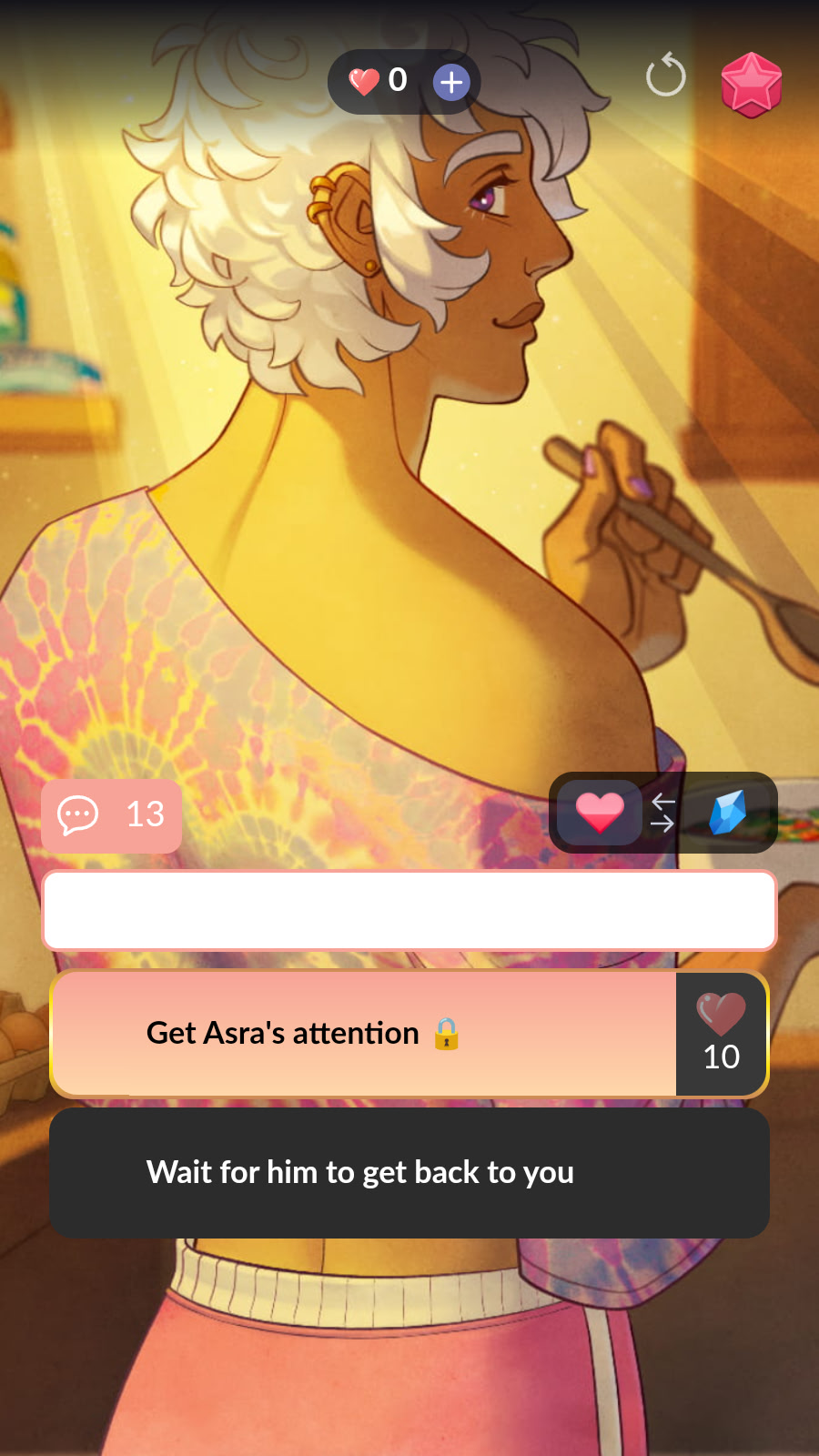 Modern Arcana: Texting Asra!