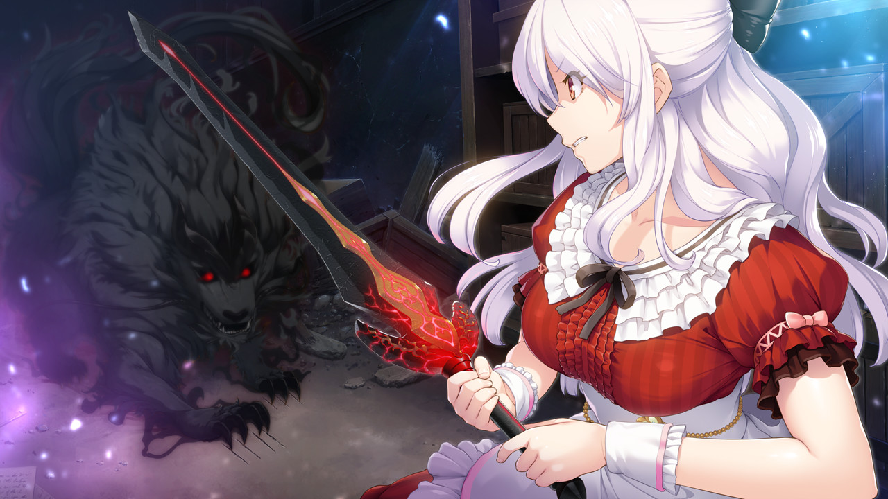 저주의 마검과 어둠에 홀린 소녀