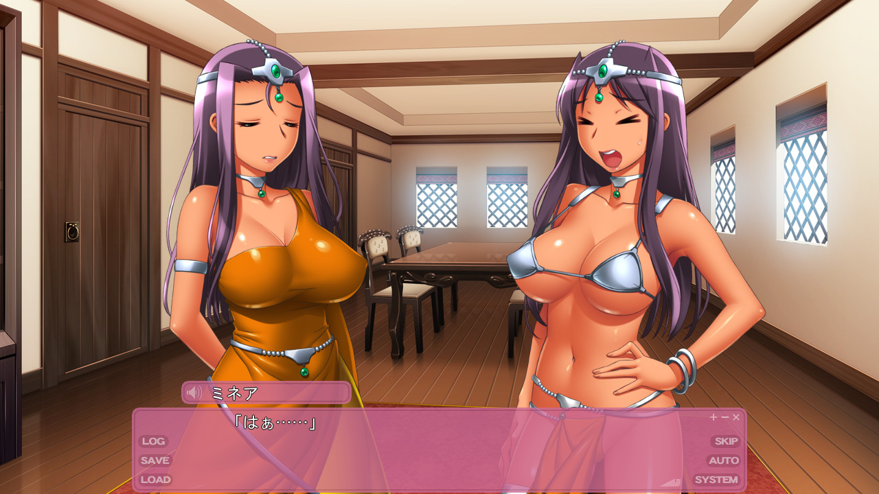 시오후키 갈색 피부 자매