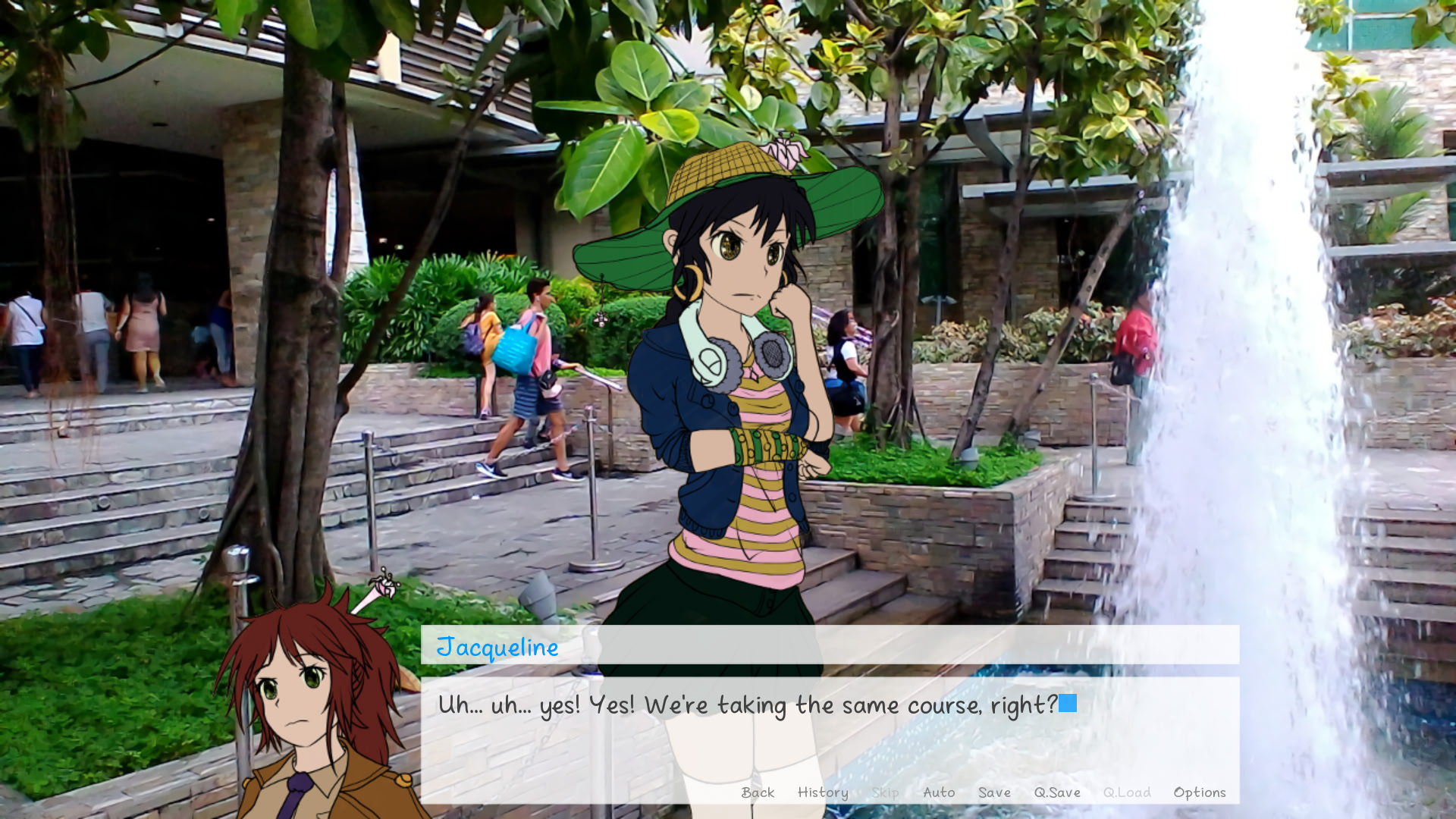 Sunday at the Memories ~The Girl at the Fountain~