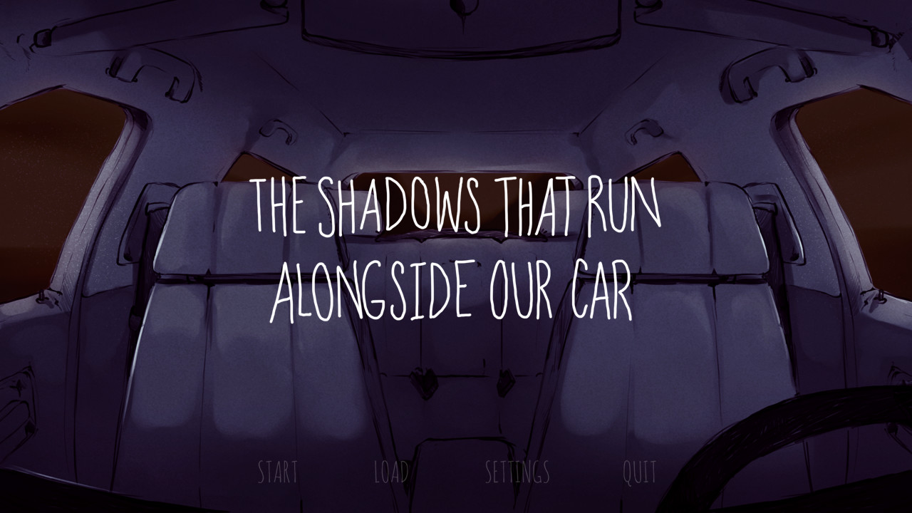 The Shadows That Run Alongside Our Car