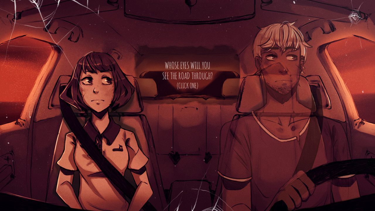 The Shadows That Run Alongside Our Car