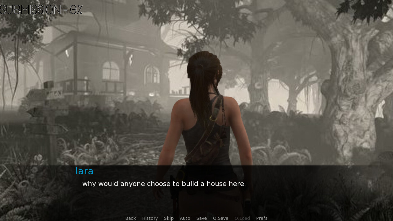 lara croft: an obedient slave