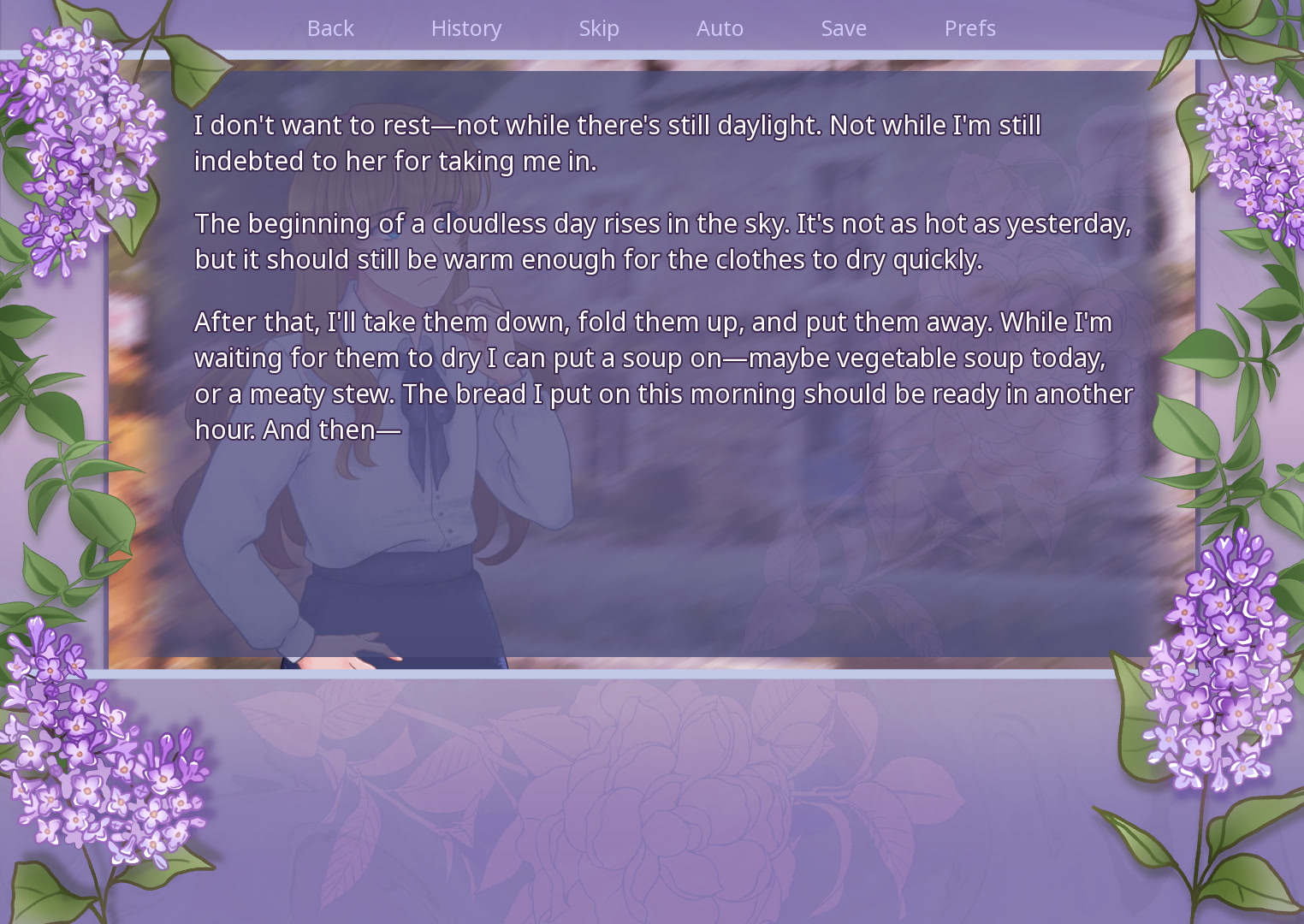 Lilacs in the Breeze