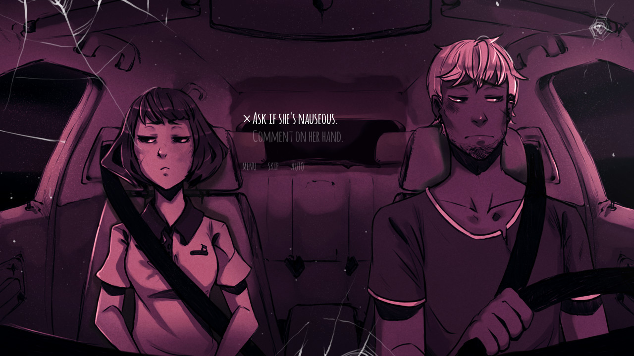 The Shadows That Run Alongside Our Car