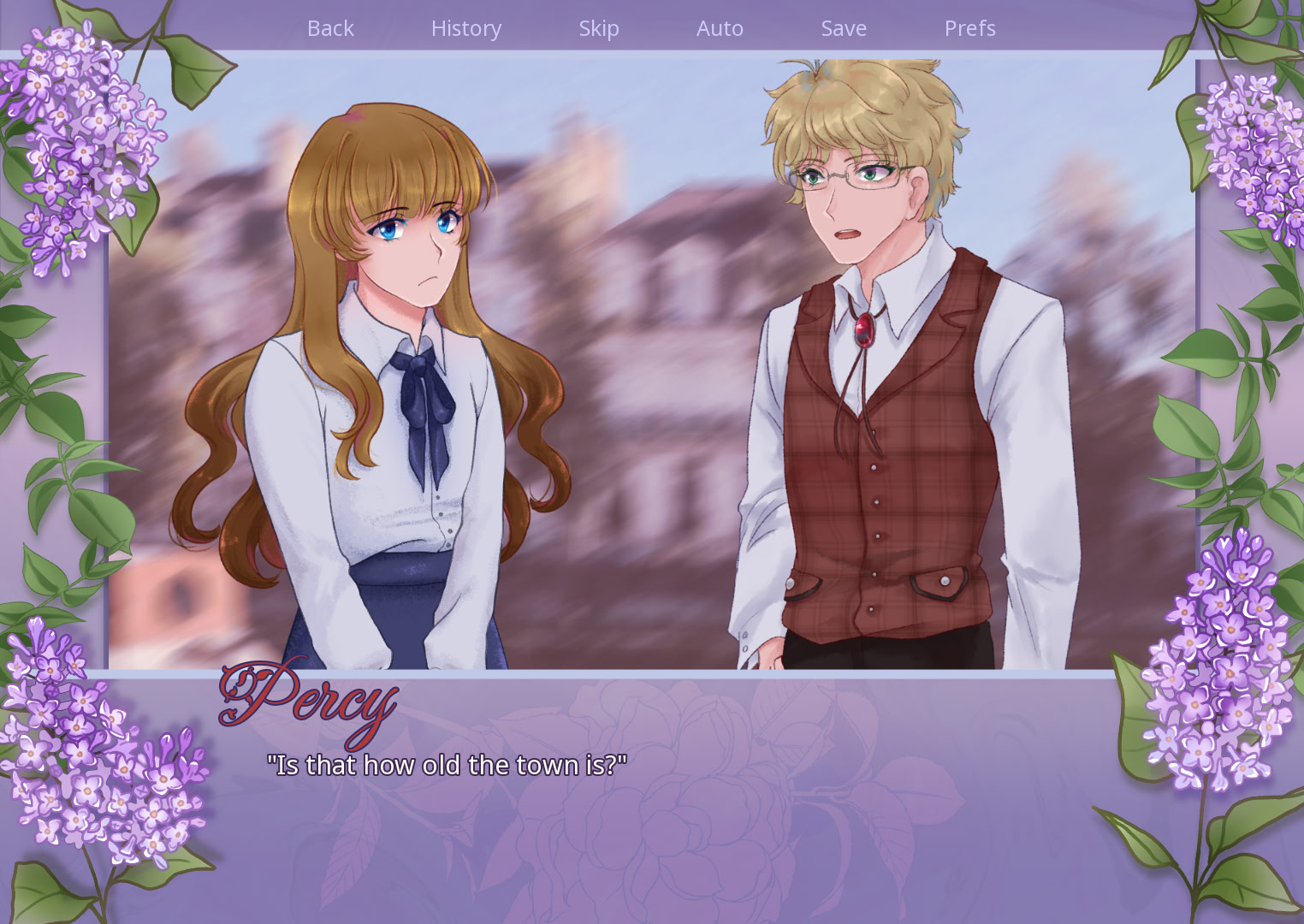 Lilacs in the Breeze