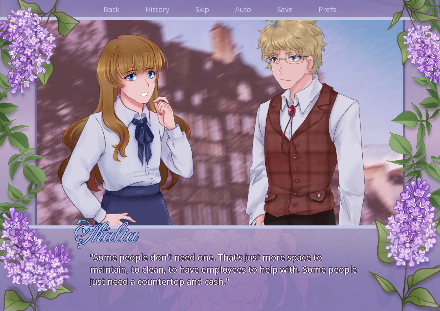 Lilacs in the Breeze