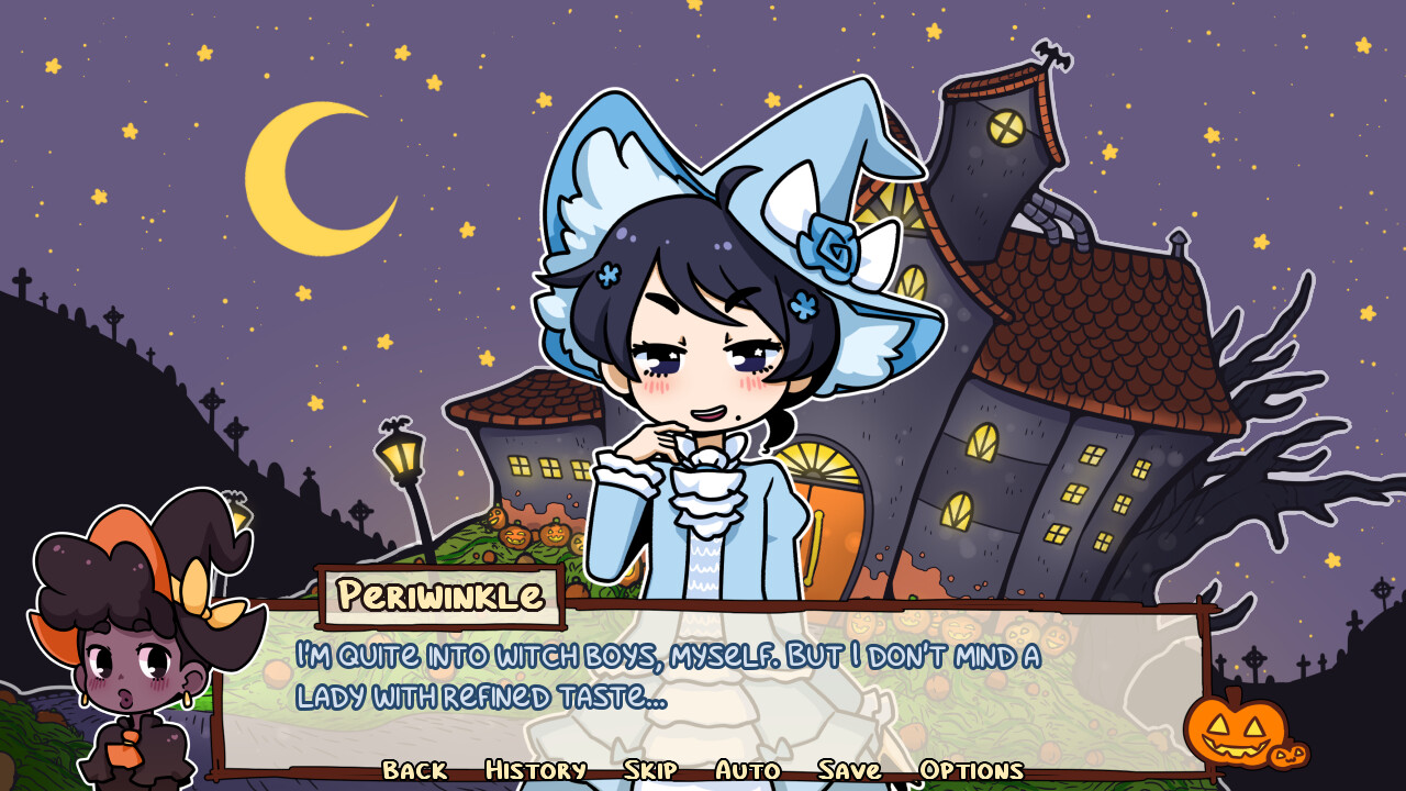 First Kiss at a Spooky Soiree