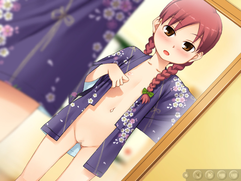 유카타 속은… ～신사에서 발견! 노팬티 소녀～