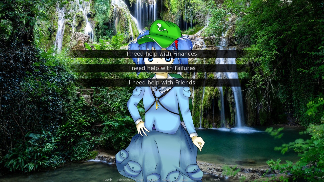 Nitori Kawashiro Offers You Advice In Exchange For Cucumbers And Eats The Cucumbers