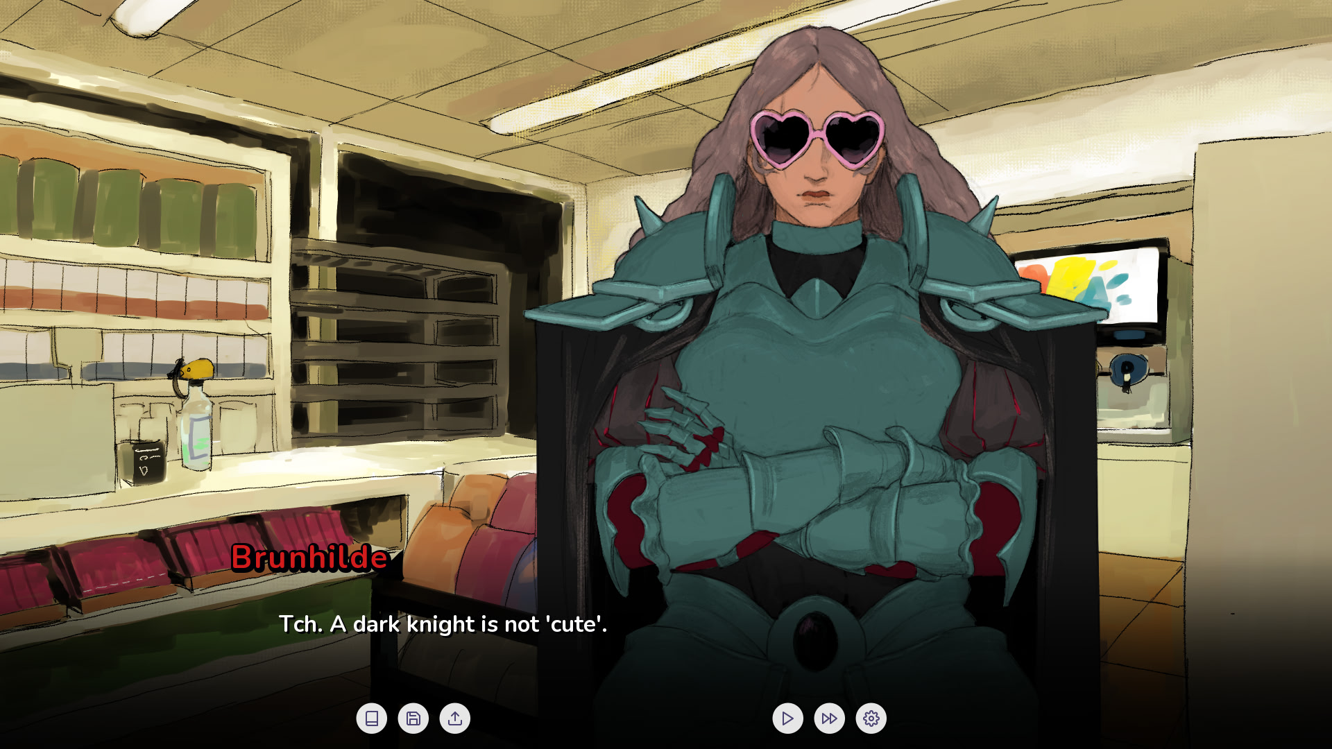 taking my Dark Knight Girlfriend to the corner store