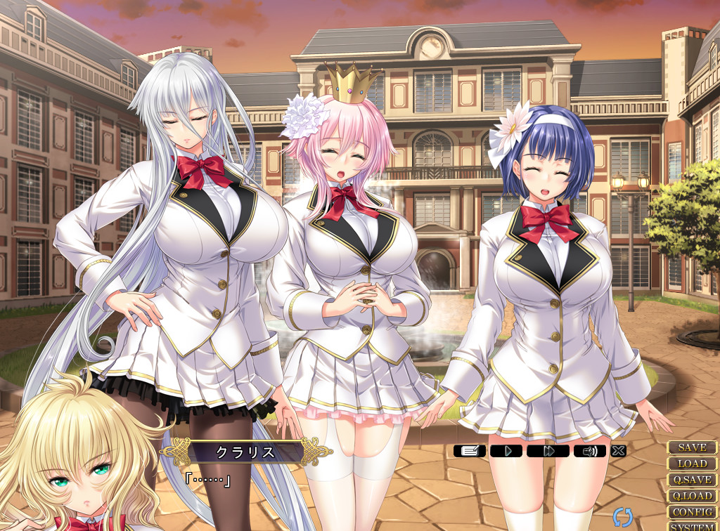 성 브륀힐트 학원 소녀 기사단과 순백의 팬티 ~갑옷 아가씨의 절정 오줌싸개~