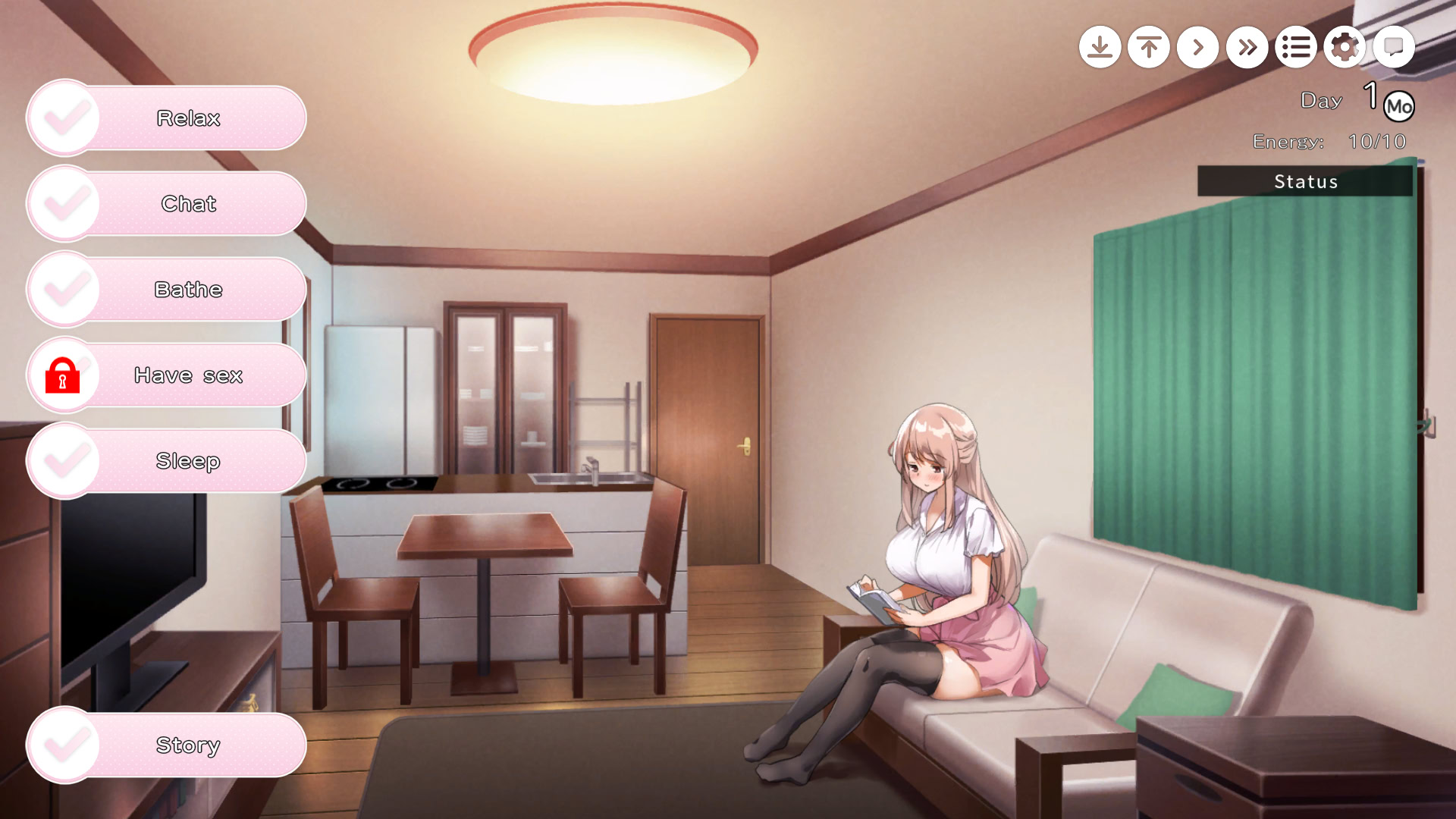 언니랑 함께. ～유이나의 달콤달콤 전긍정～