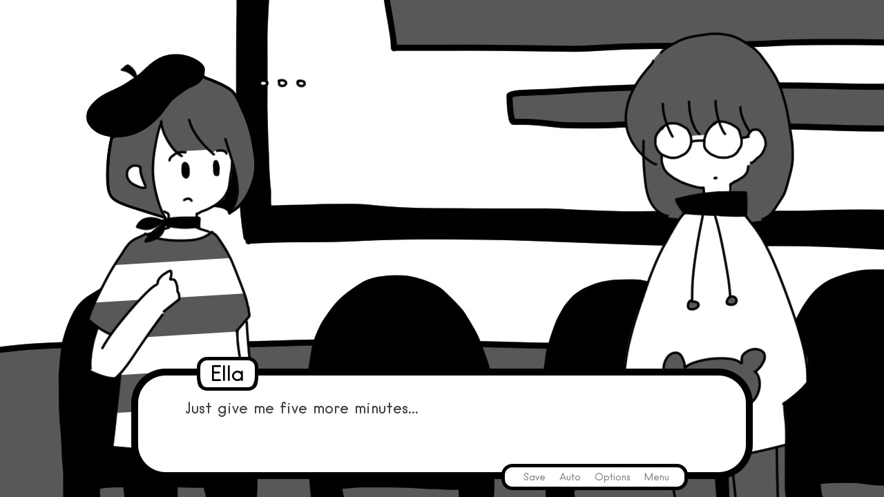 two girls make a game