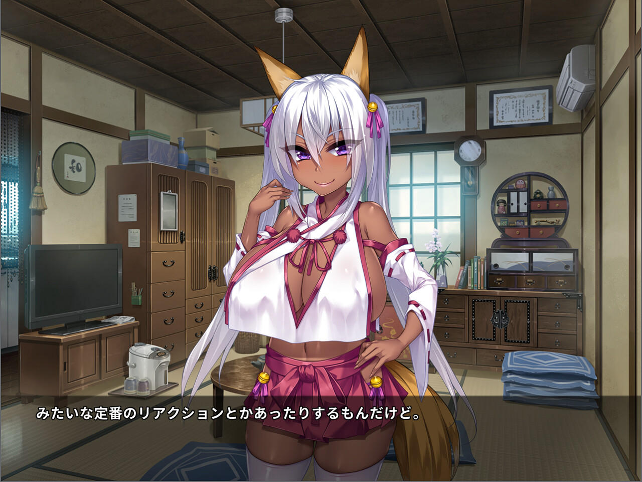 무치무치데카파이 마라 먹는 오키츠네 님 & 오타누키 님과 진한 교미를 밥 먹듯이 하는 하메파코 시골 생활.