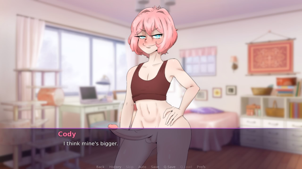 The Femboy Next Door Thinks I'm Cute