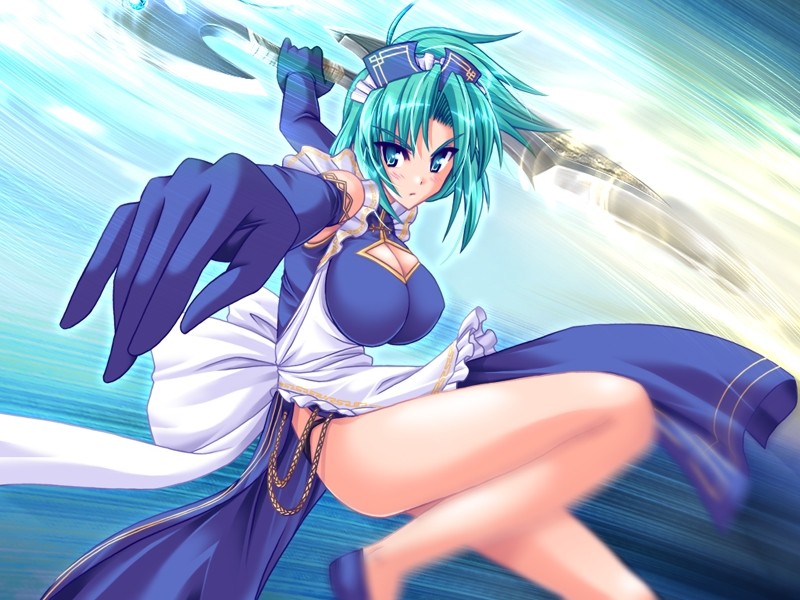 메이드 상과 커다란 검