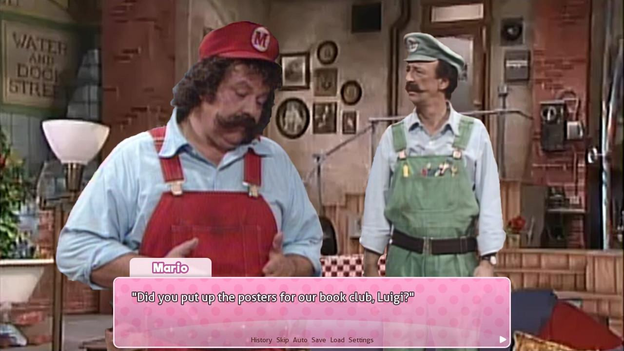 The Super Mario Bros. Super Literature Club!