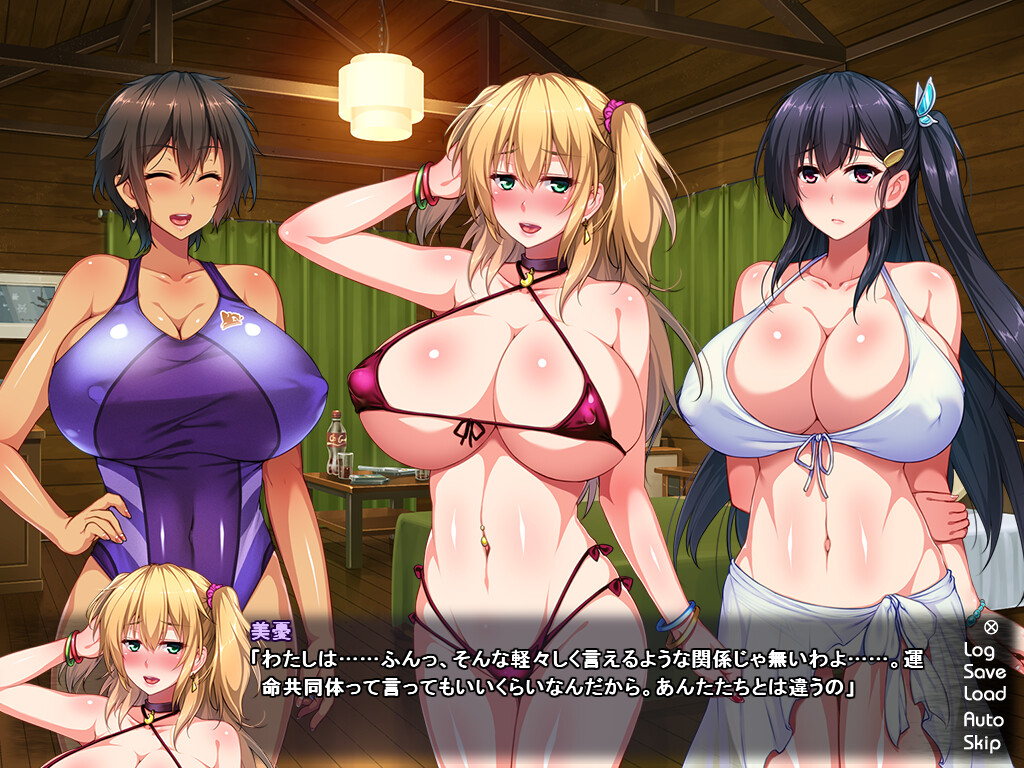 언니 헌터즈! 우리를 흥분시키는 언니들이 나쁜 거야! 상여름 비치 편