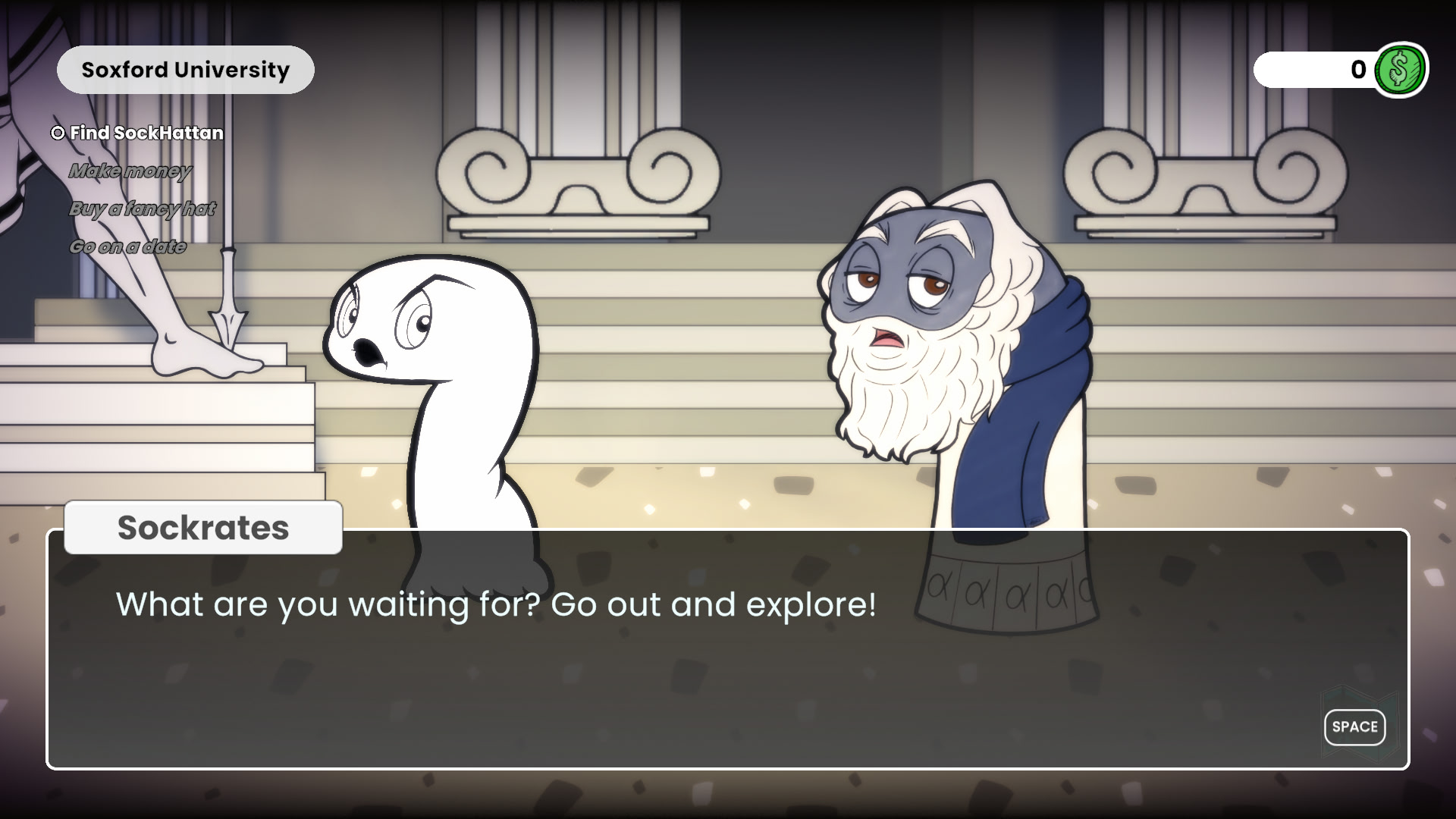 Sock Dating Simulator