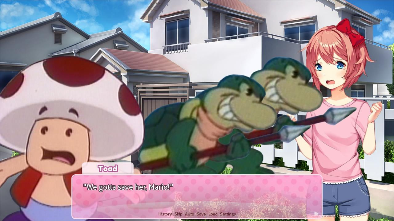 The Super Mario Bros. Super Literature Club!