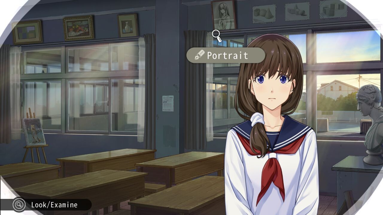 패미컴 탐정 클럽 PartII 뒤에 서 있는 소녀