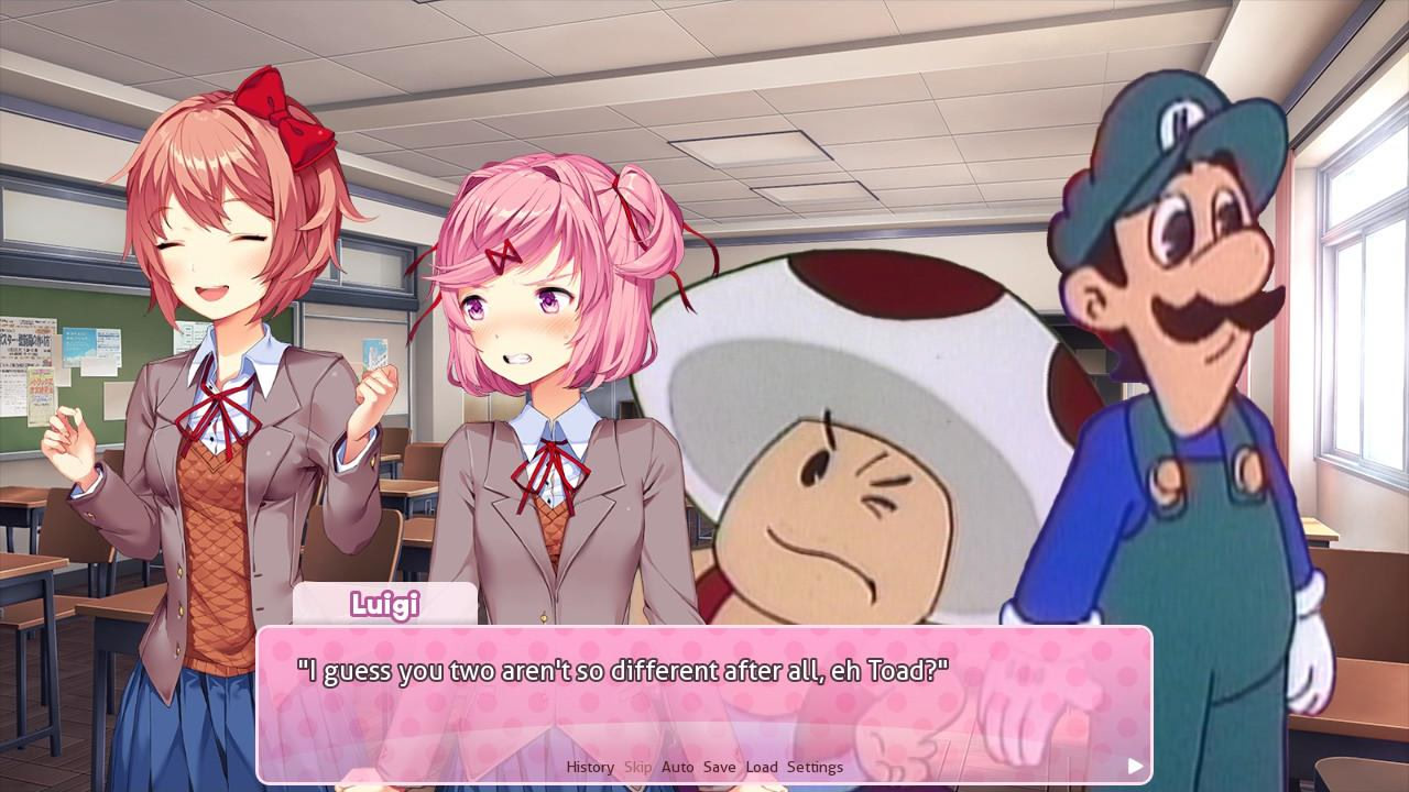 The Super Mario Bros. Super Literature Club!