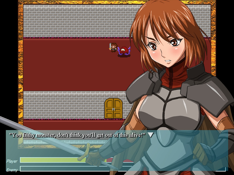 촉수가 되어 마을을 습격하고 여자아이를 능욕하는 게임