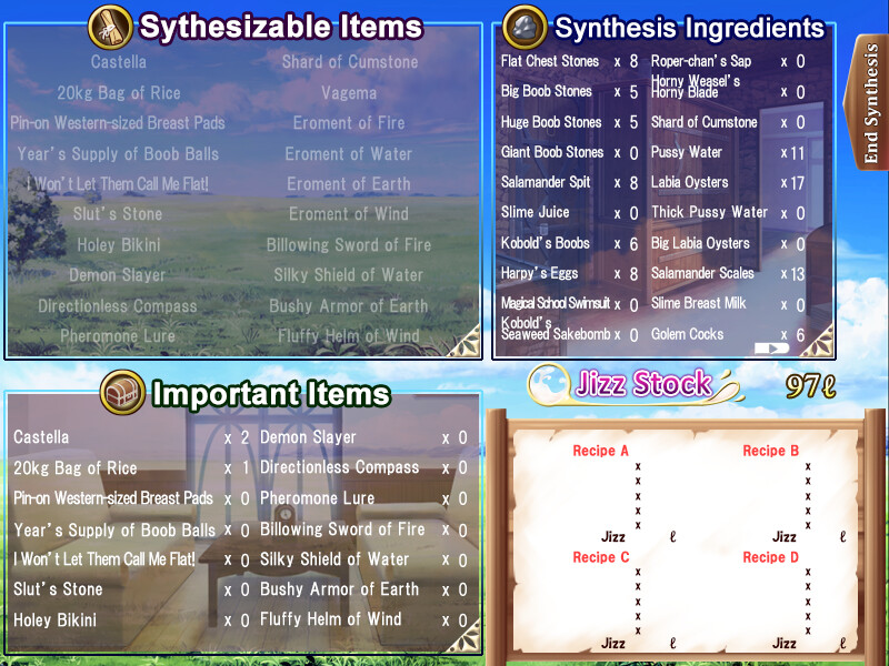 세에키! 붓카케 목장! ～정액 가득, 정령들을 H하게 길들이기!～