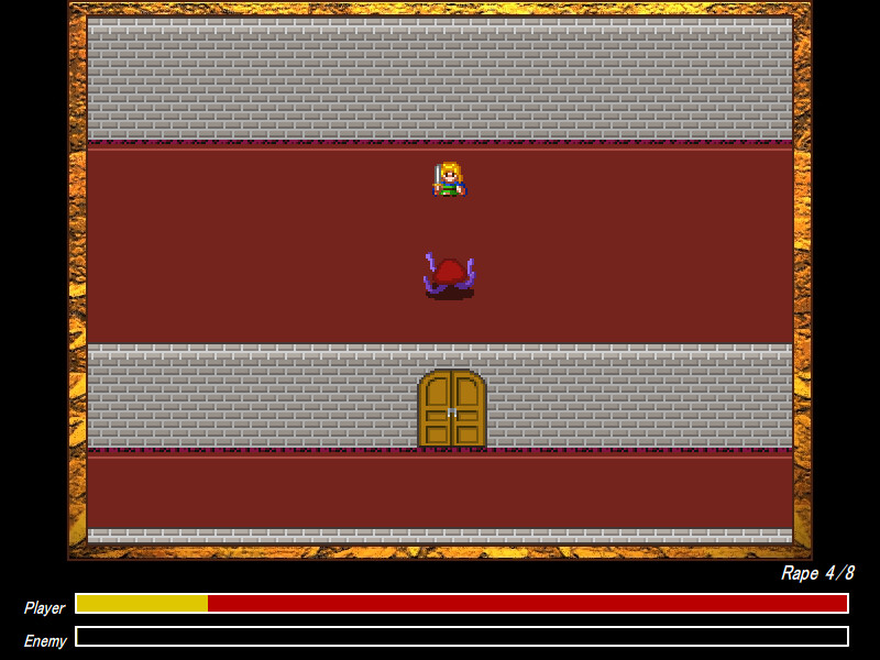 촉수가 되어 마을을 습격하고 여자아이를 능욕하는 게임