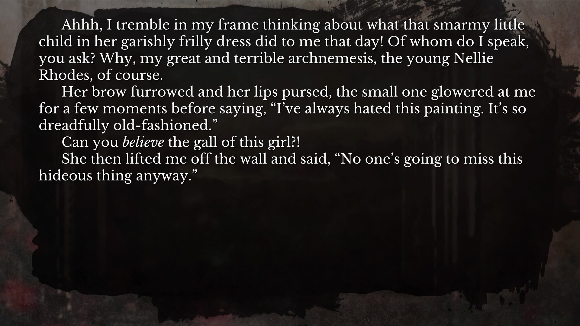 자아내어지지도 않고, 각광도 받지 못한 채, 그저 멸망해가는 이야기에게