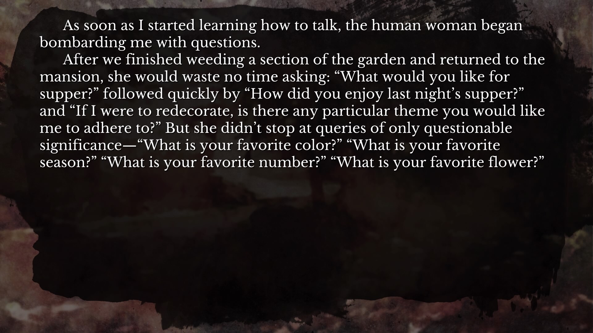 자아내어지지도 않고, 각광도 받지 못한 채, 그저 멸망해가는 이야기에게