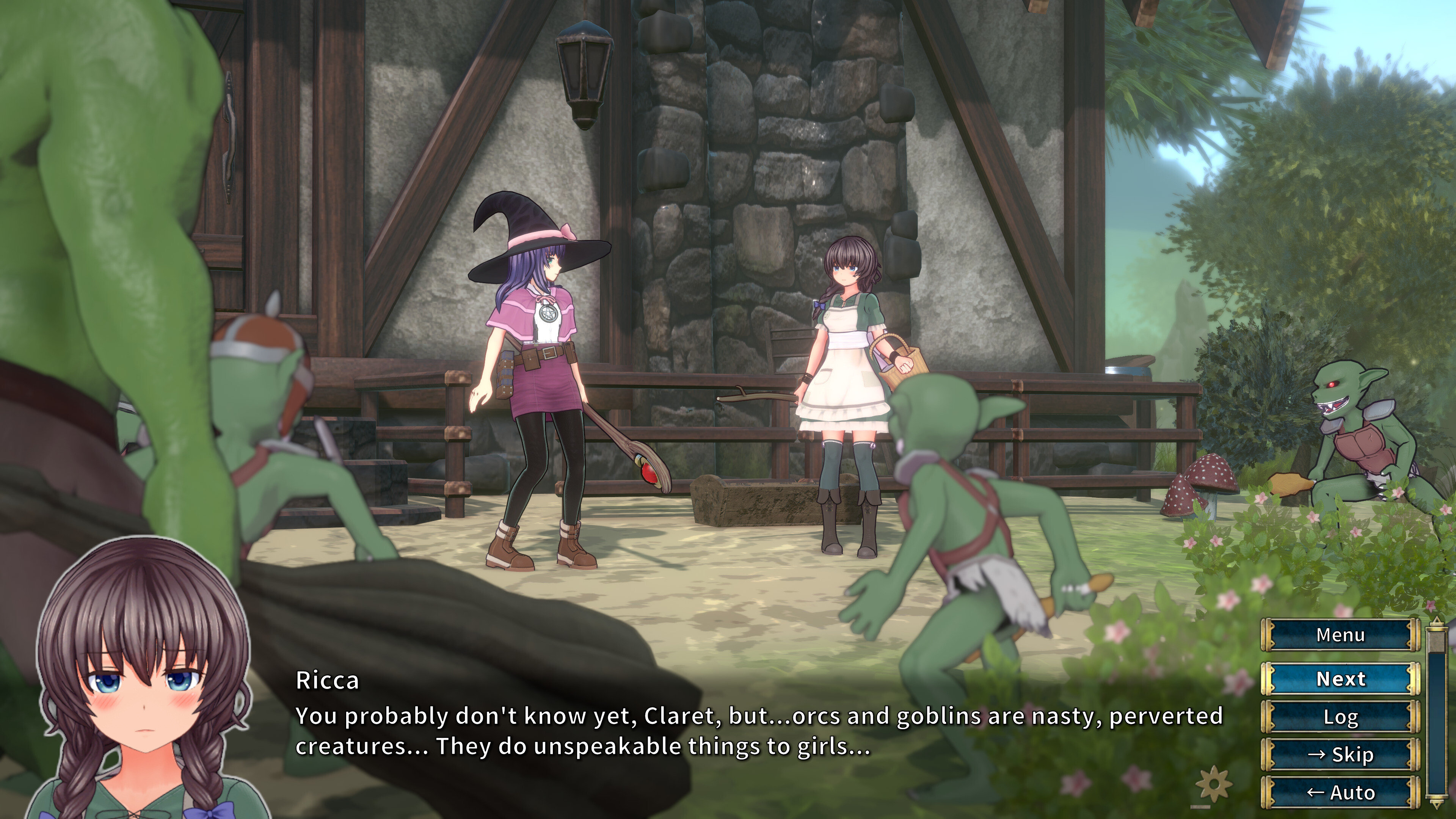 성기사 릿카의 이야기 백익과 음익의 자매