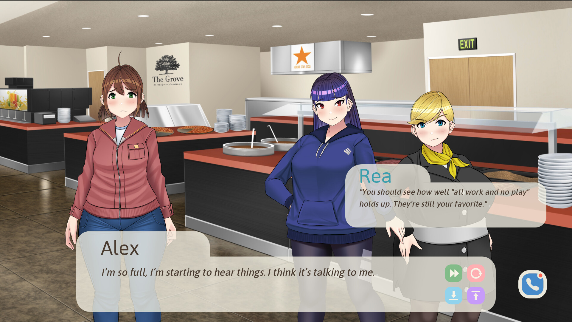 Forks: A Weight Gain Visual Novel