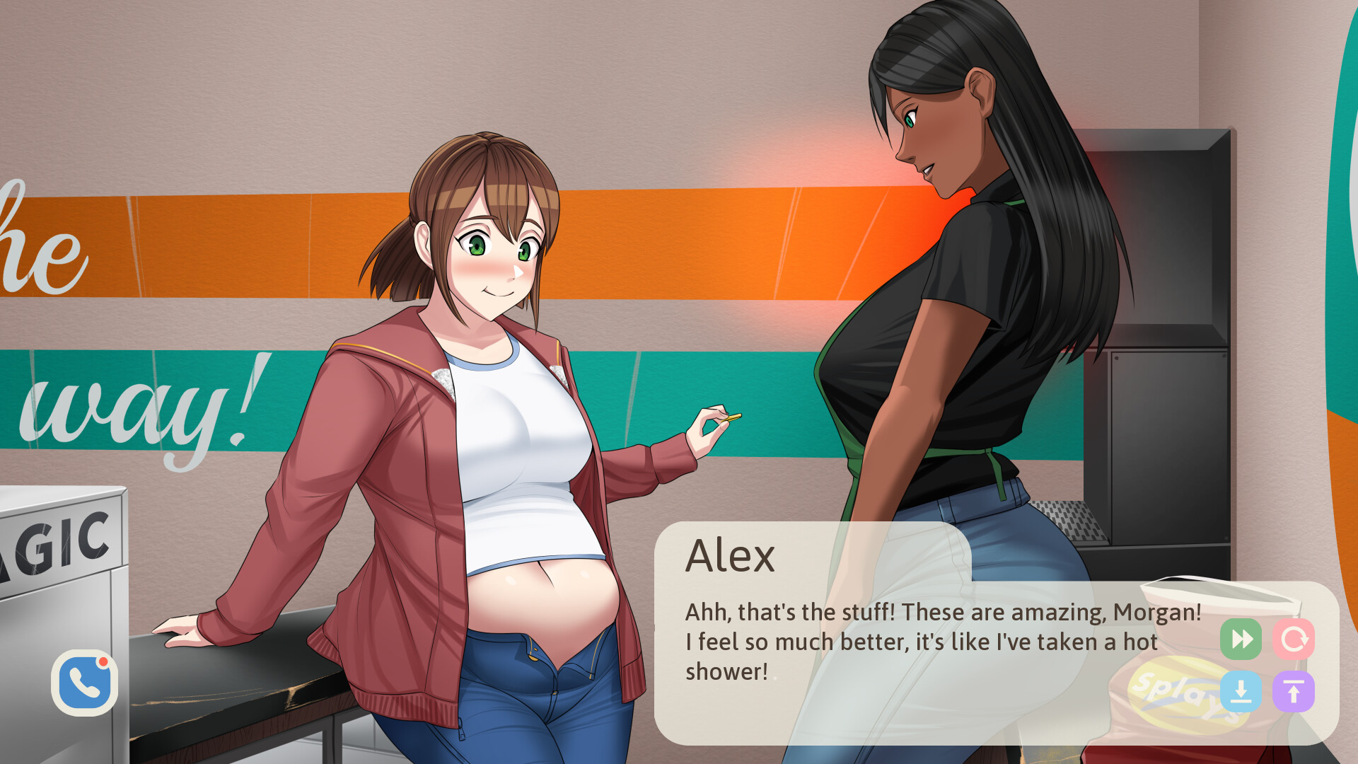 Forks: A Weight Gain Visual Novel