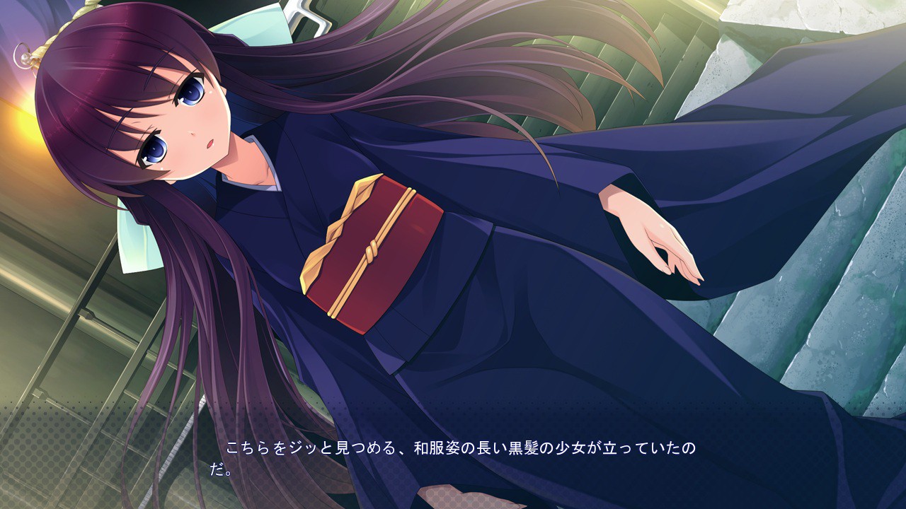 빙화가 흩날리는 하늘에