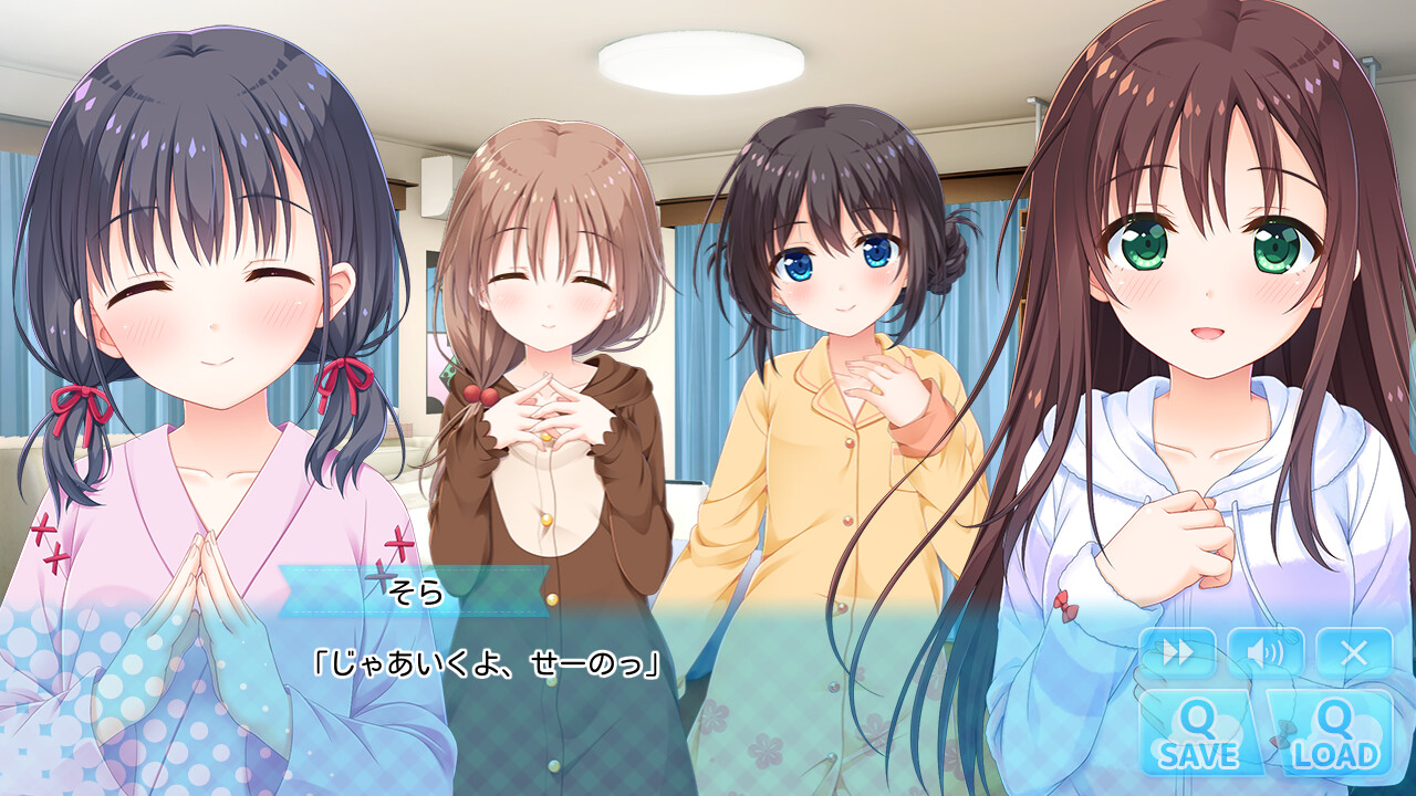 오빠, 아침까지 계속 꽉 안아줘! 밤까지 더 에치하게 해줘!