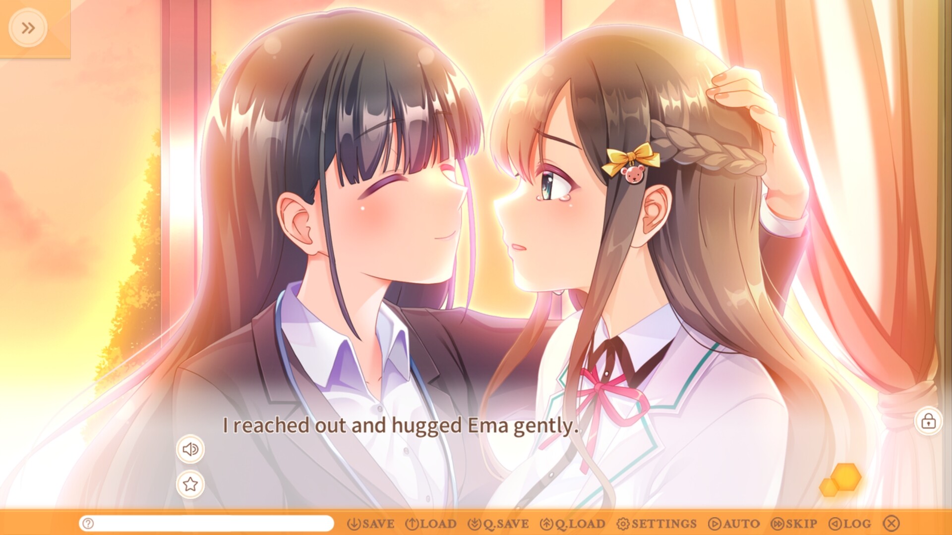 비밀의 키스는 달콤하고 다정하게