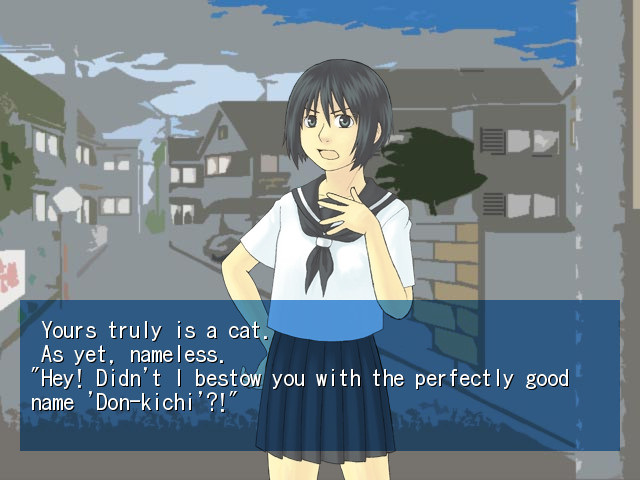 와타시의 검은 고양이