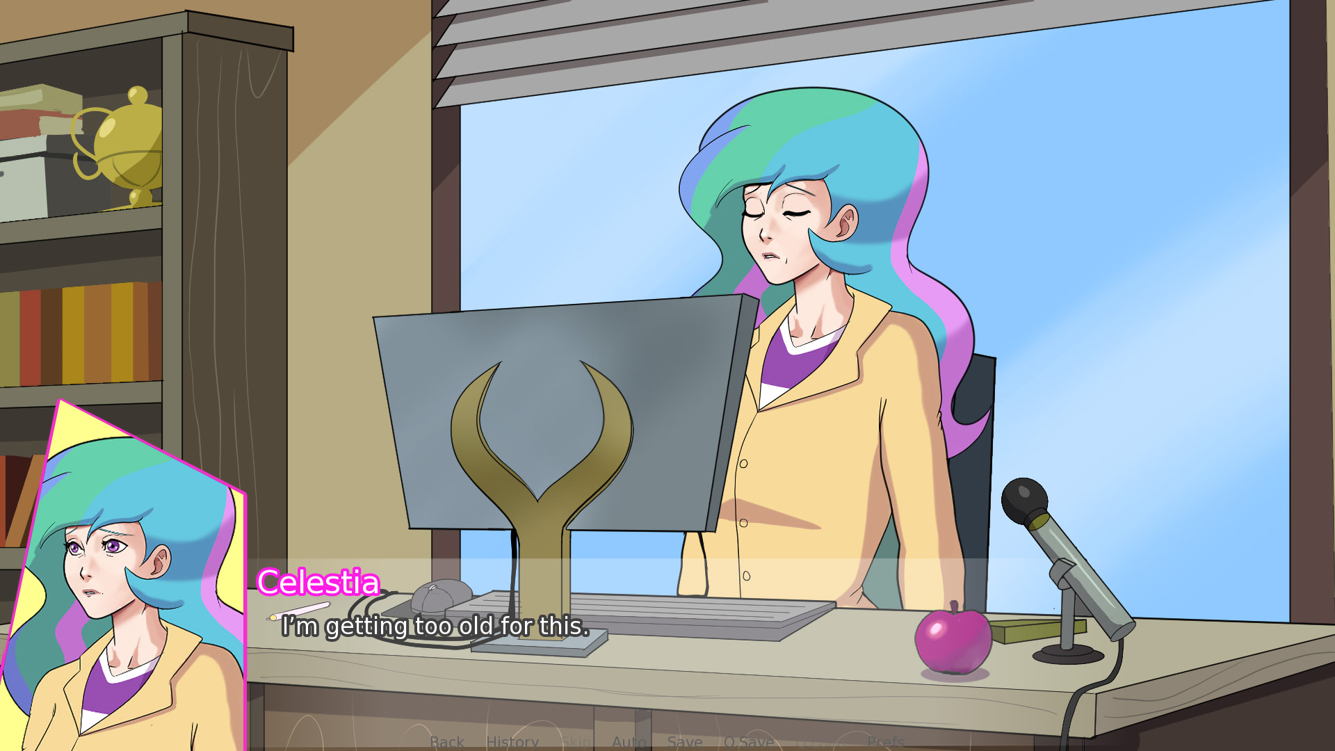 The Principals Bimbofication - A Kinetic Visual Novel