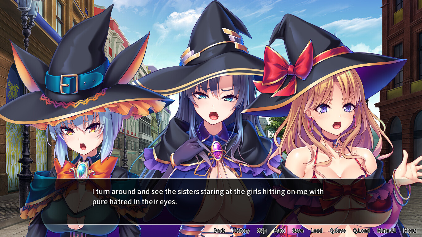 얀데레 마녀 세 자매에게 죽을 만큼 사랑받는 이세계 성활