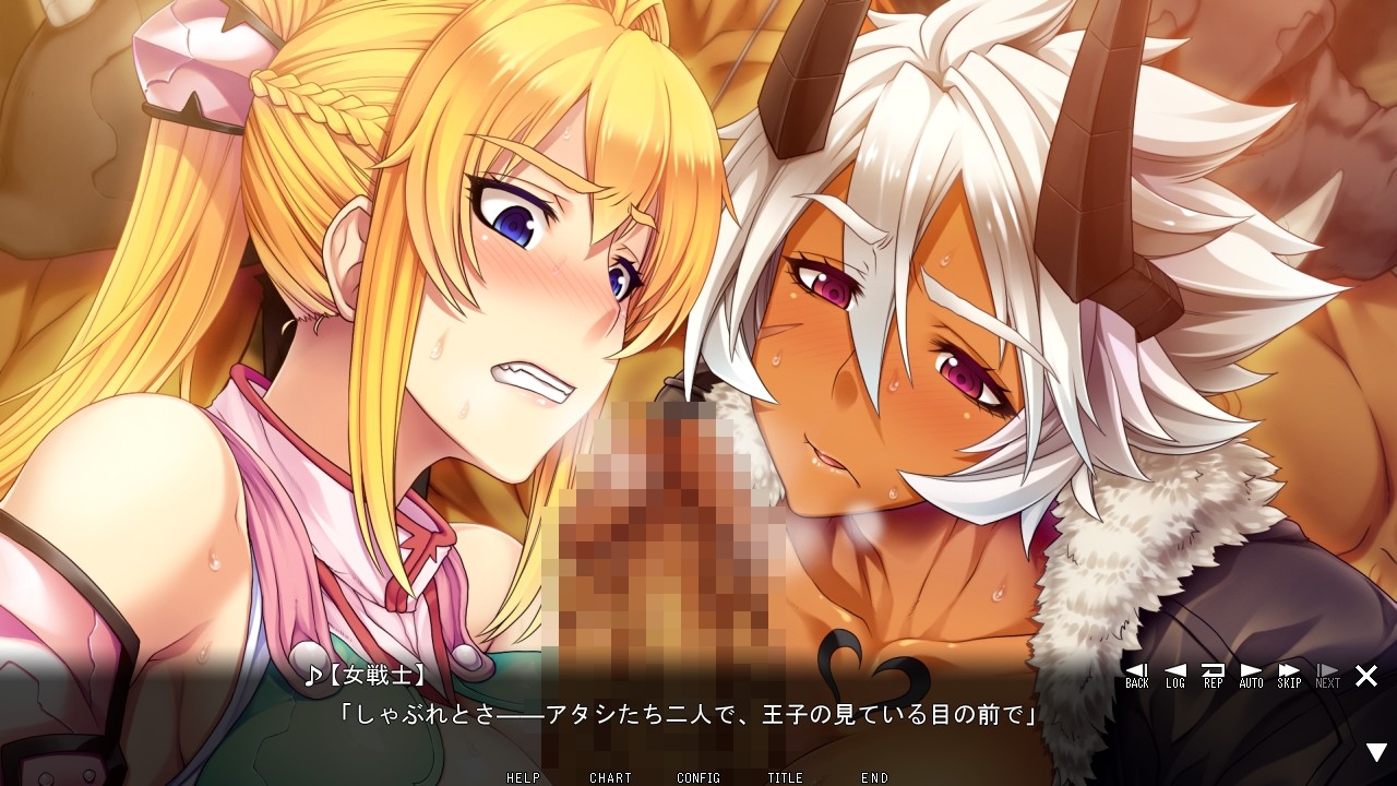 돼지 같은 산적에게 붙잡혀 처녀를 빼앗기는 거유 여기사 & 여전사 ～절대 자X 따위에게 지지 않아!!～