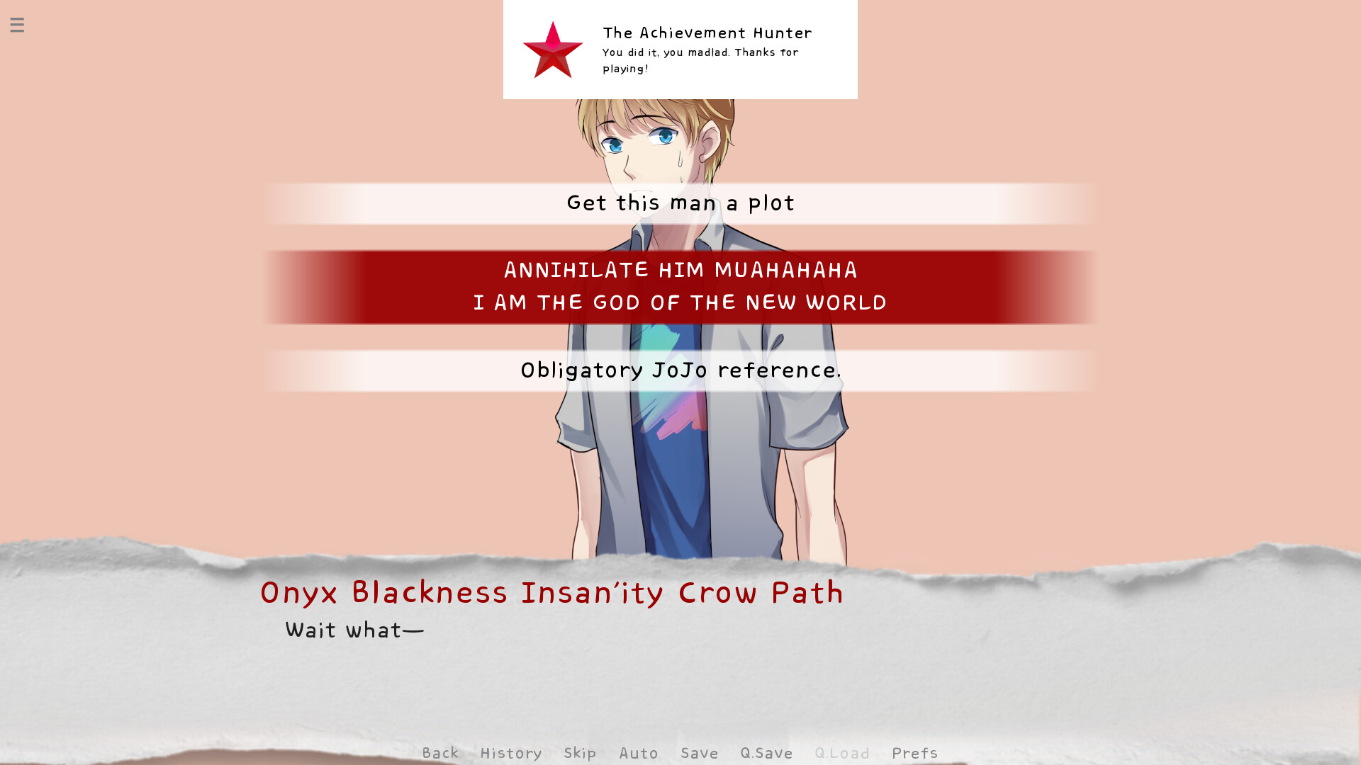 This Game is Self-Aware